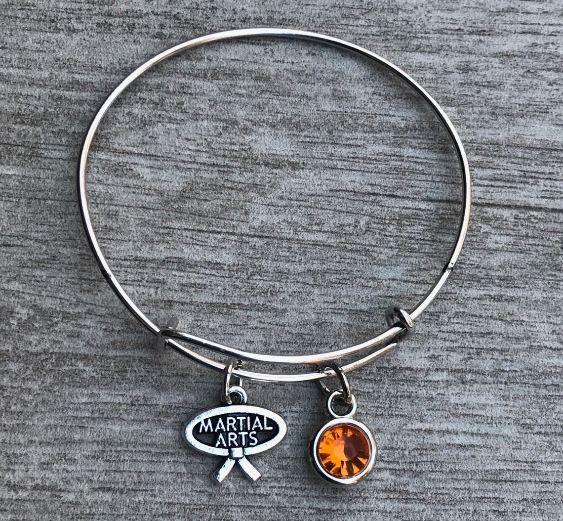 Personalized Martial Arts Jewelry Martial Arts Bracelet Etsy