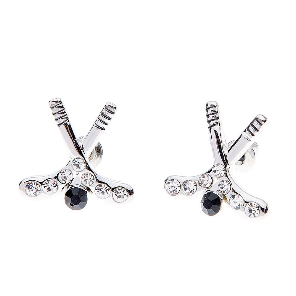 Ice hockey best sale earrings