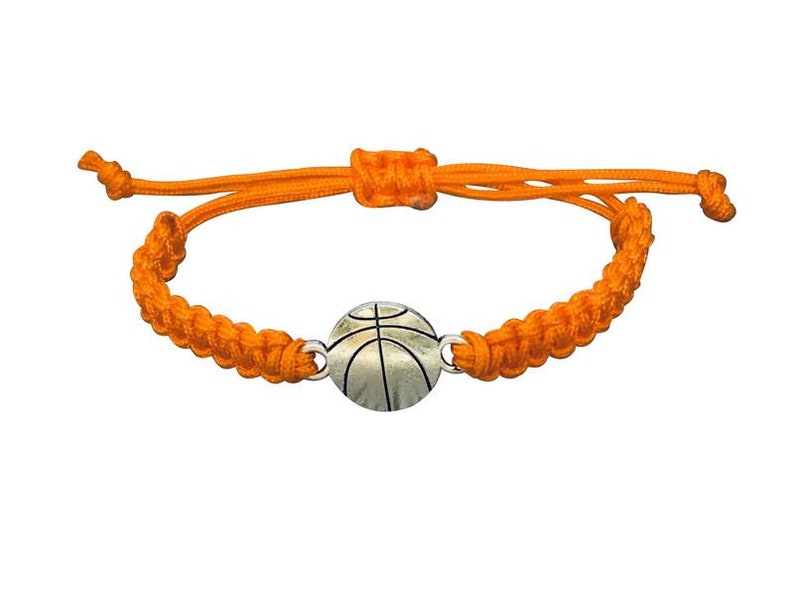 Basketball Bracelet Unisex Basketball Jewelry Adjustable Etsy