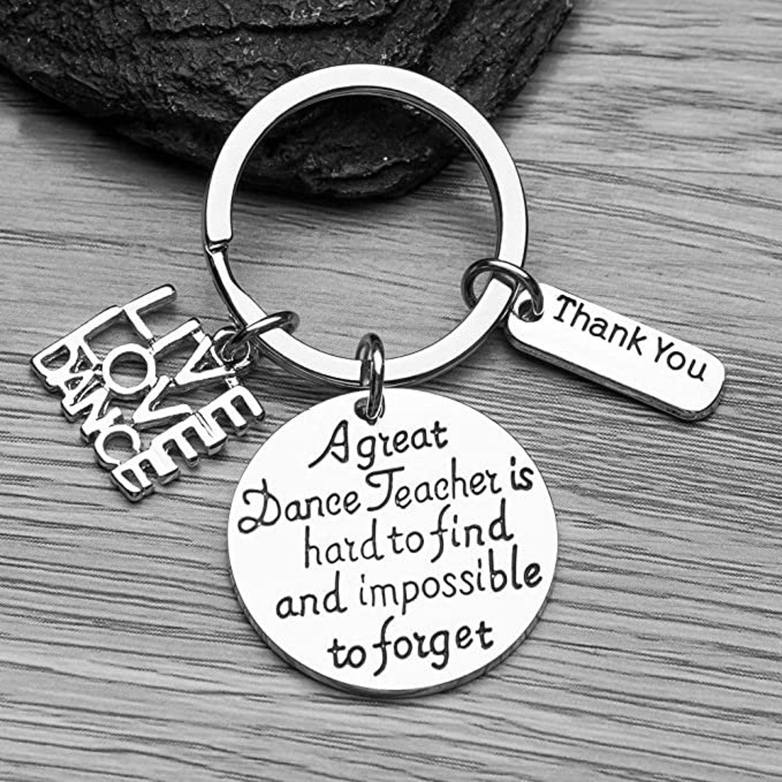 Dance Keychain Dance Teacher Gift Dance Teacher Keychain Etsy