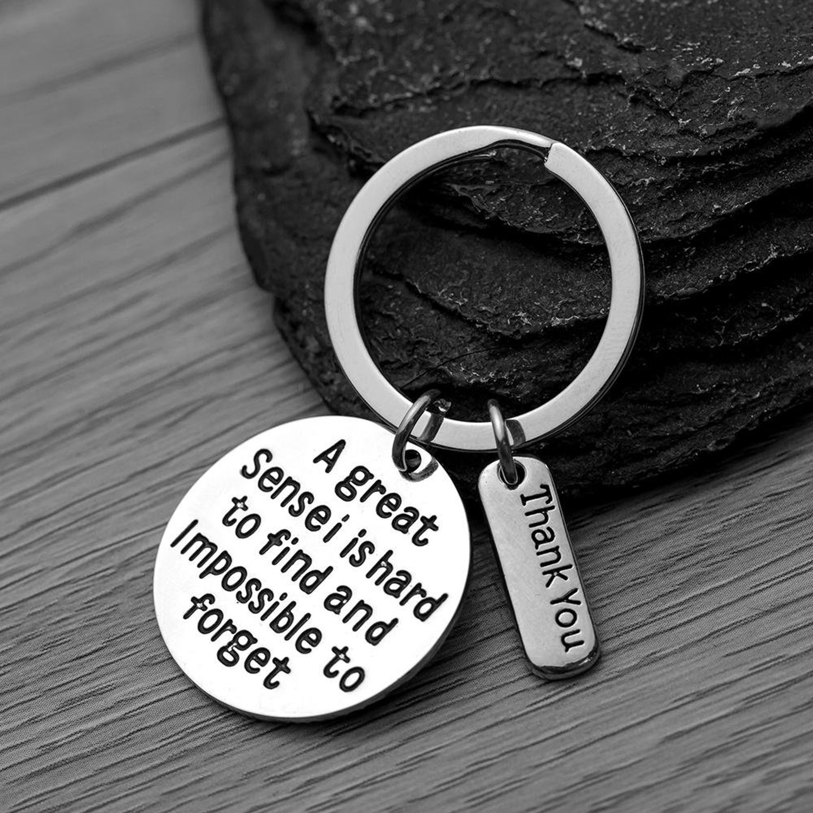 Sensei Gift Martial Arts Coach Keychain Instructor Thank You Etsy