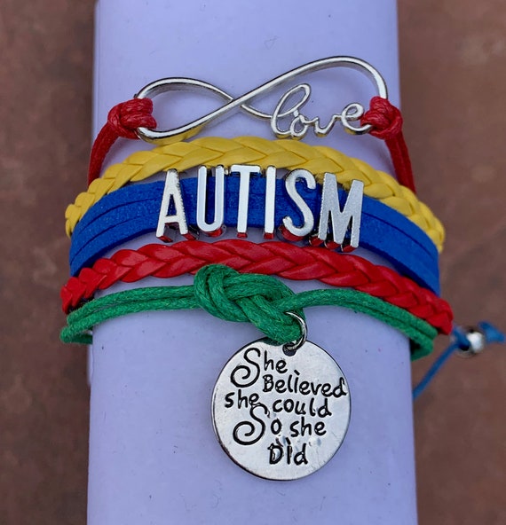 Autism charm best sale bracelet