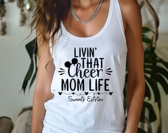 Cheer Mom Shirt,  Summit 2024 Cheer Competition Tank Top, Disney Cheer Shirt, Cheer Mom Summit Gift, Cheer Gift, Gift for Mom, Cheer Gear