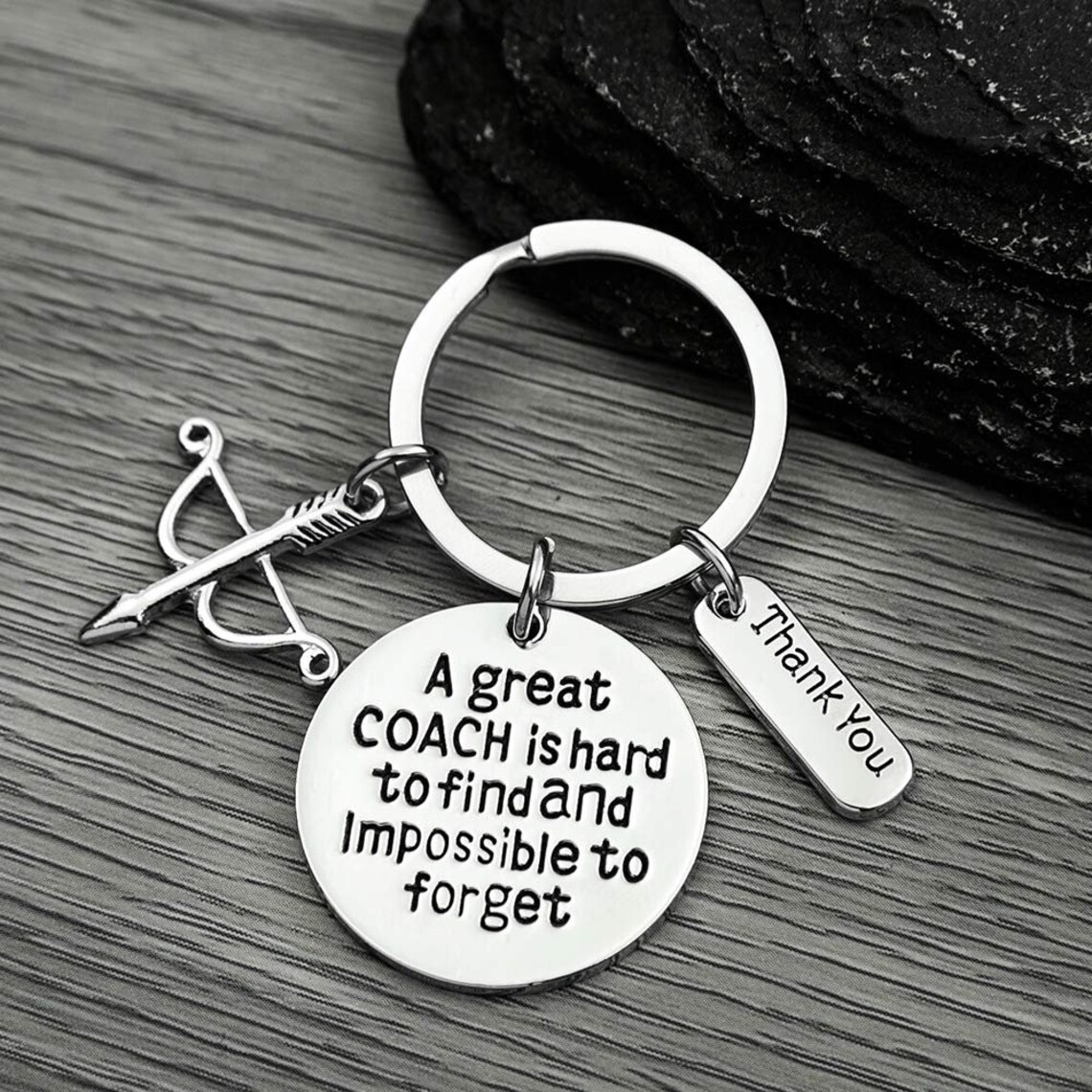 Archery Coach Keychain Archery Gift Great Coach is Hard to Etsy