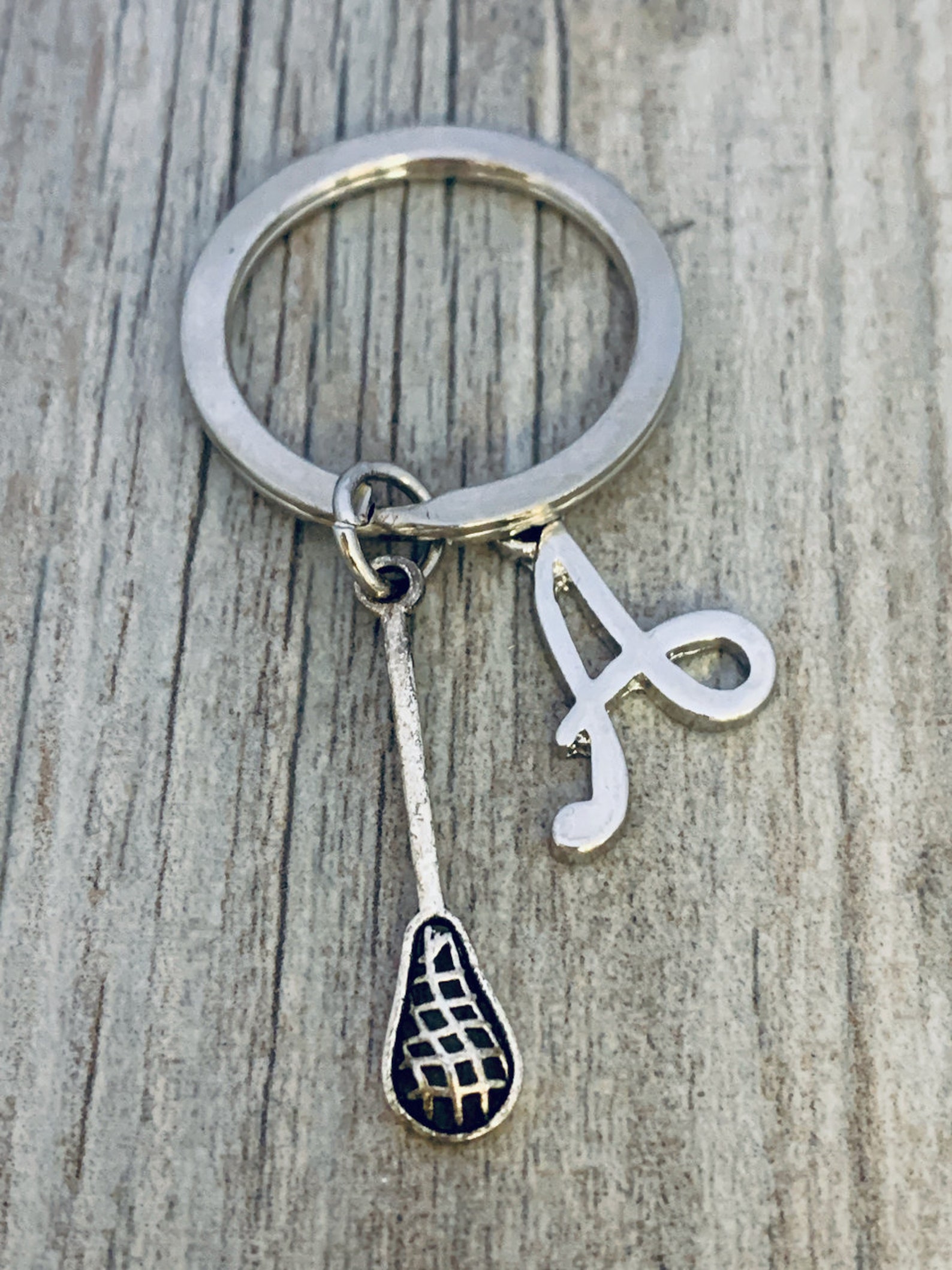 Personalized Lacrosse Stick Keychain Lacrosse Gift Lacrosse Etsy