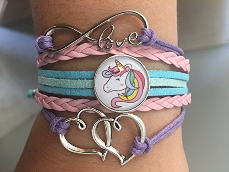 Girls Unicorn Bracelet Unicorn Jewelry Unicorn Gift image 0