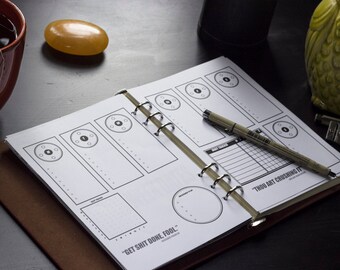 Mniej znane cytaty Bullet Journal & Entertainment Pack - do wydrukowania