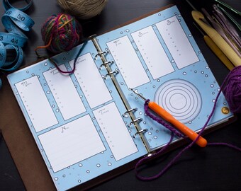 Strony dziennika Bullet Journal Winterscape – do wydrukowania i pobrania