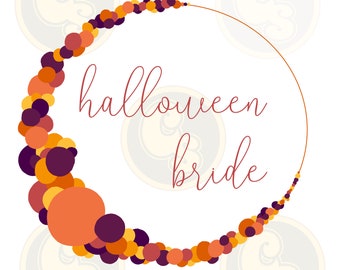 Halloween Bride Wreath High Quality Download Image