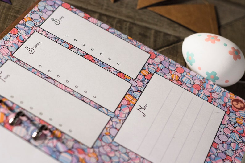 Eggies Printable Bullet Journal Pages image 2