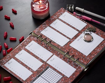 Tak dużo serc Bullet Journal Pages - Łatwe pobieranie wydruku