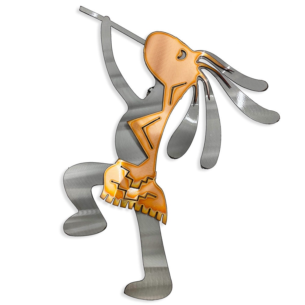 Kokopelli metal sculpture - Etsy 日本