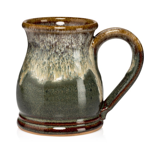 16oz Potbelly koffie mok handgemaakt in de VS