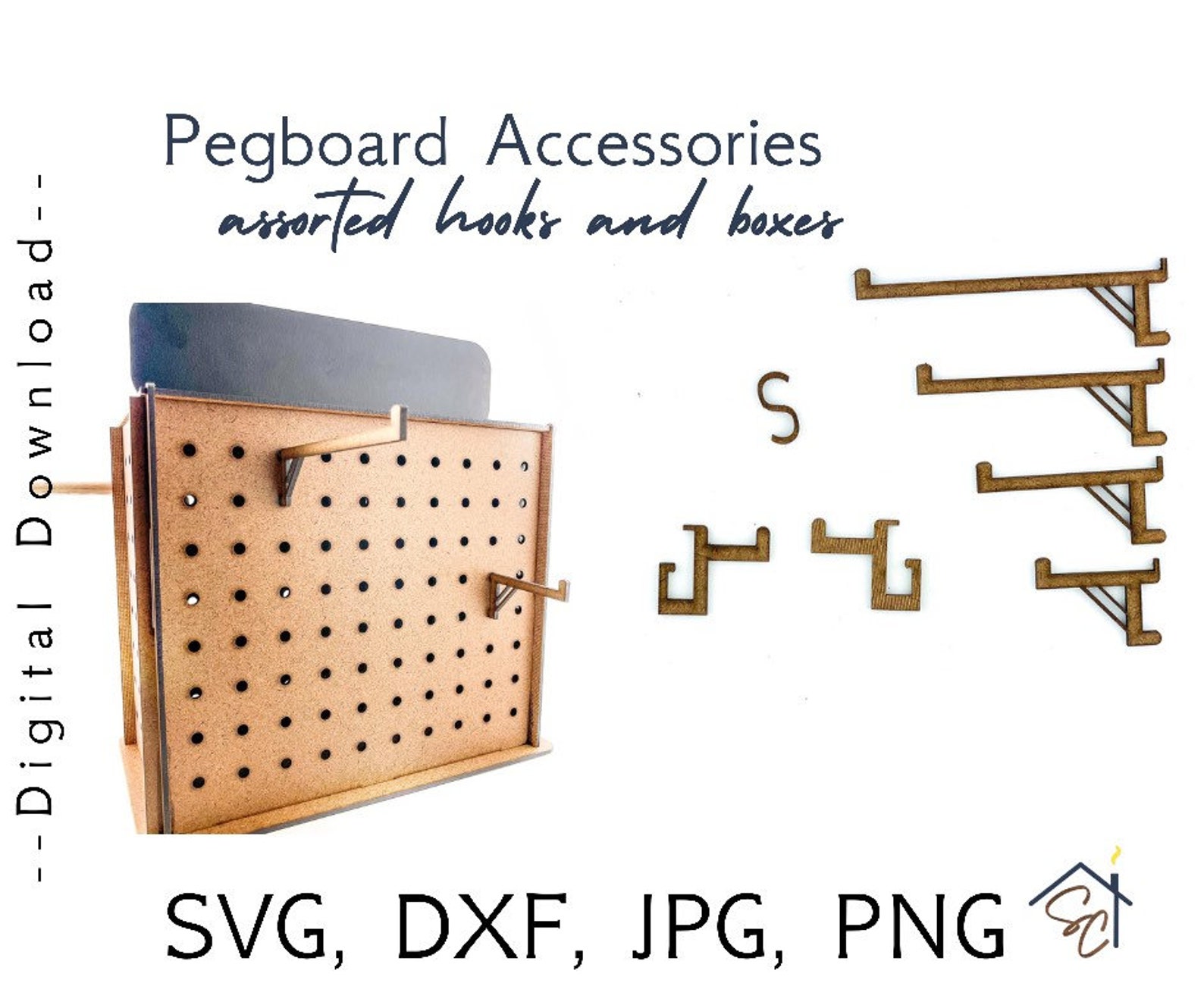 Pegboard Accessories Peg Hooks Peg Box Pegboard Dowel Svg Etsy UK