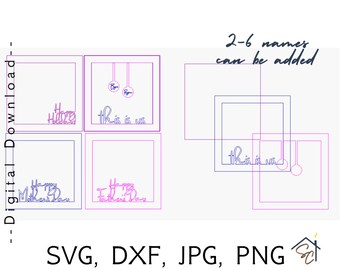 This Is Us, Mothers Day Frame, Fathers Day Frame, Happy Holidays, Digital Download, Laser Cutter File, Glowforge Ready Svg, Vector Cut File