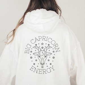 Capricorn Hoodie, Capricorn Sweatshirt, Astrology Sign Gifts, Zodiac Sweatshirt, Capricorn Gift, Zodiac Birthday Gift, Zodiac Sign Hoodie