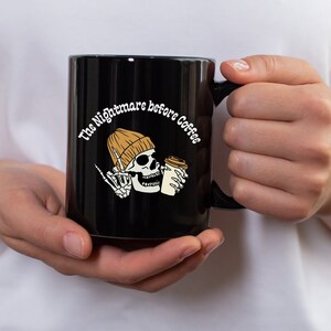 Halloween Mug, Skeleton Mug, Funny Coffee Mug, Halloween Cups, Halloween Gifts, Cute Gifts For Him, Spooky Mug, Pumpkin Spice Mug, Christmas