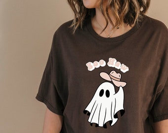 Retro Halloween Shirt, Boo Haw Western Shirt, Vintage Ghost Halloween Shirt, Witch Shirt, Retro Fall Shirt, Fall Shirt