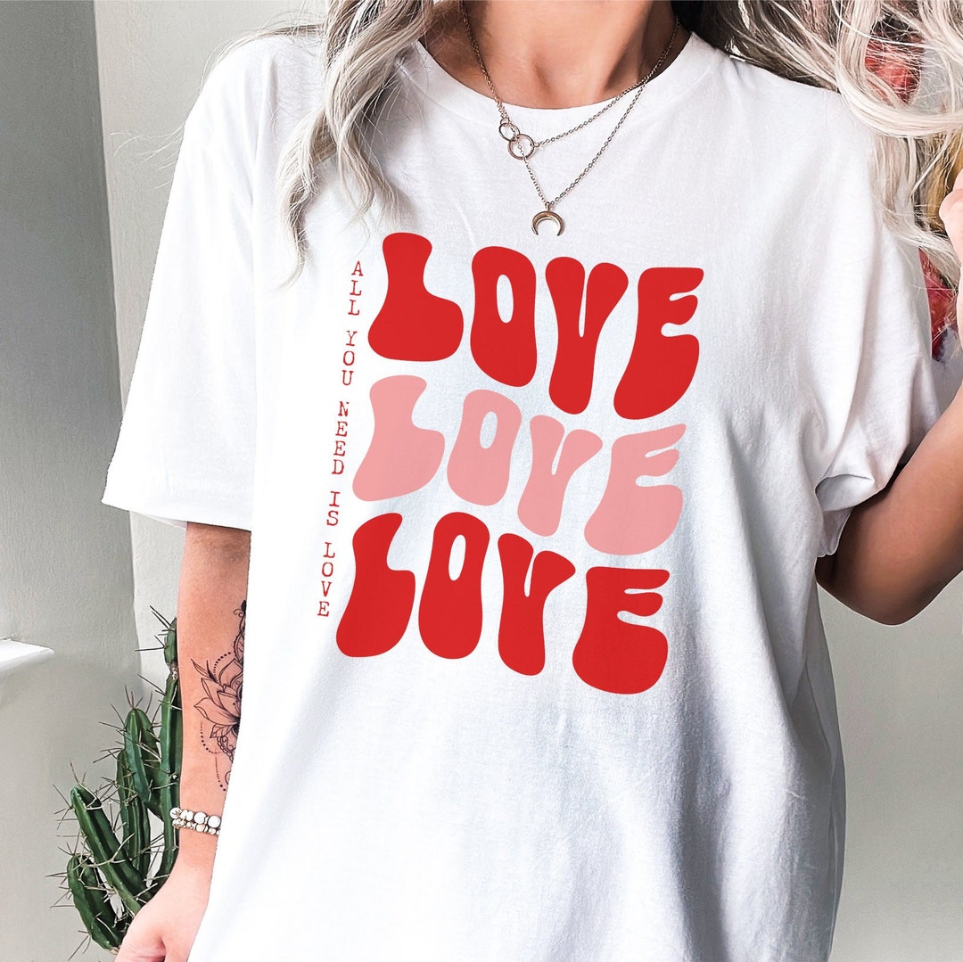 Camiseta de San Valentín Camisa de amor Camisa de San Valentín Camisa ...