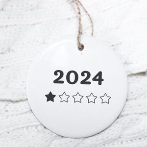 Lustig 2024 Verzierung, Gaspreise, 2024 Geschenk, lustige Verzierung, lustiges Weihnachtsgeschenk, 2024 Verzierungen, lustiger Weihnachtsbaum, weißer Elefant Geschenk