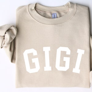 Sudadera Gigi, nuevo regalo Gigi, suéter Gigi, regalo del día de la madre, sudadera de mamá, mejor sudadera Gigi, regalo de abuela, sudadera con capucha de abuela nueva