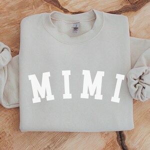 Mimi Grandma Sweatshirt, Grandma mimi Sweatshirt -Cozy Sweatshirt Nana Life, Gift for Grandma, Mother&#39;s day gift, gigi sweatshirt