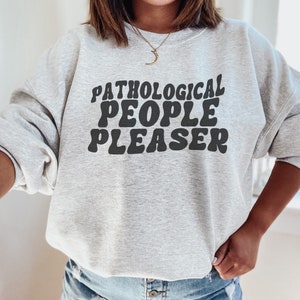 Pathological People Pleaser Sweatshirt, Midnights Album Merch, Oversized Eras Tour Sweatshirt, Gift for Swiftie, Taylor Lyrics Shirt for Her