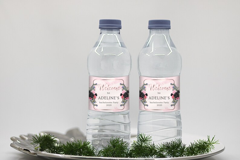 Bachelorette Party Water Bottle Labels Personalized Party - Etsy