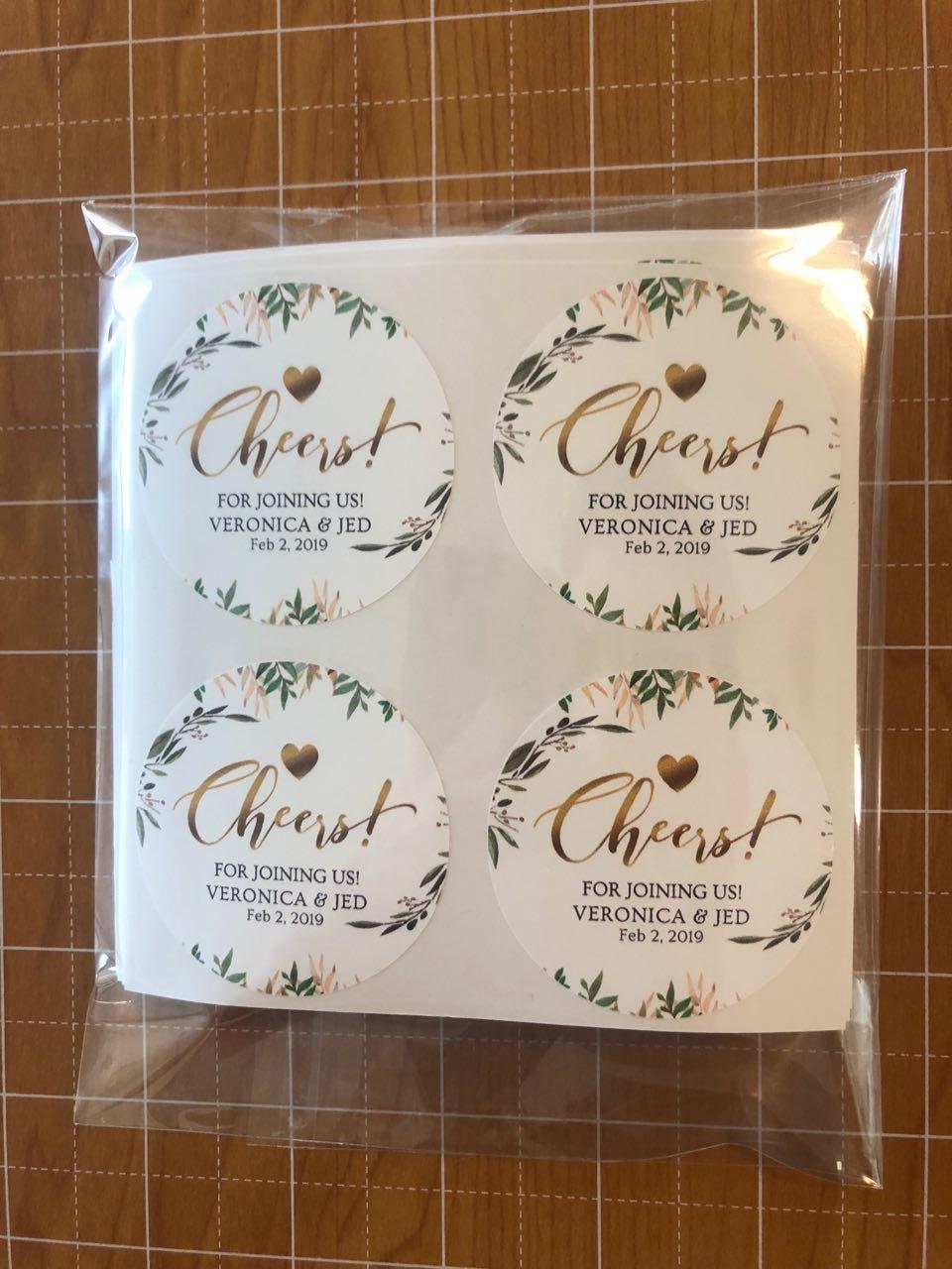 Personalized wedding favor labels Shower Favors Custom | Etsy