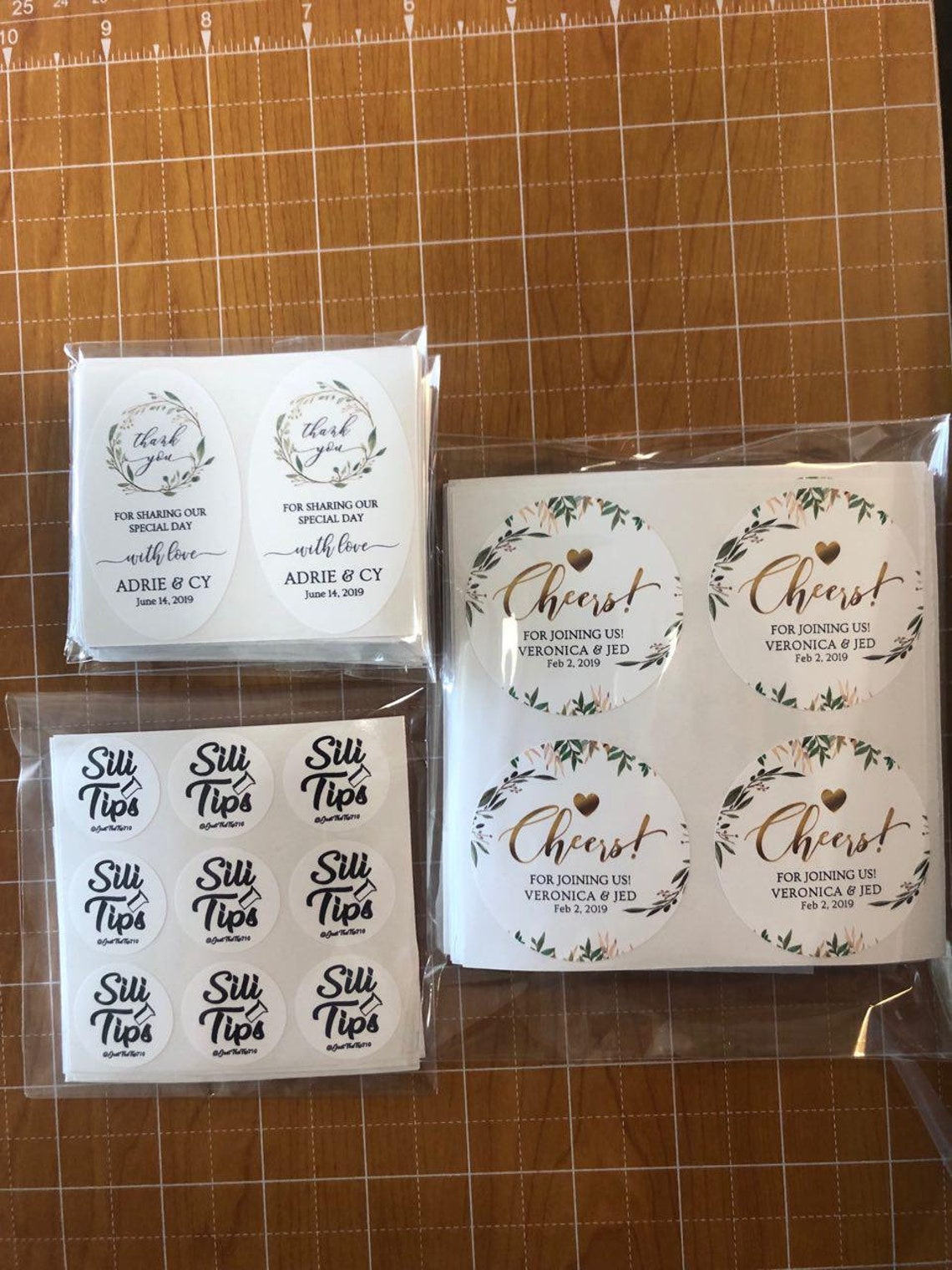 Personalized wedding favor labels Shower Favors Custom | Etsy
