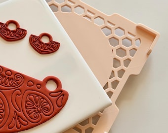 Rotating Tile Stand | Polymer Clay Tool for 6” x 6” Tiles | Polymer Clay