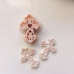 Mexican Clay Cutter Cross, Day of the Dead