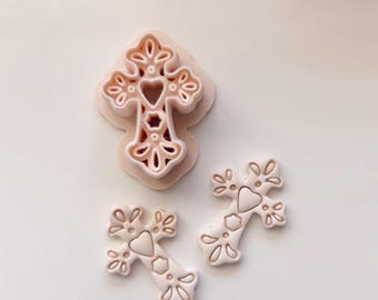 Mexican Clay Cutter Cross, Day of the Dead