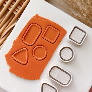 Solid charm clay cutters