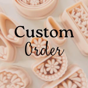 Custom Clay Cutter | Personalized Polymer Clay Earring Cutter | Made to Order Tool