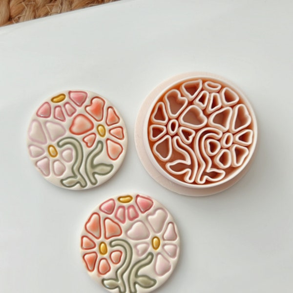 Matisse cutter, clay cutter, abstract,Clay, polymer clay Cutter, Flower Dime