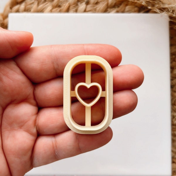 Oval Heart Clay Cutter