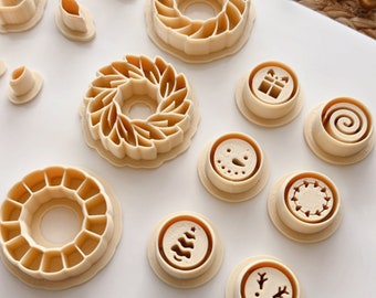 Christmas Clay Cutter for Polymer Clay Earrings