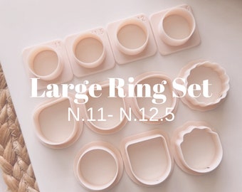 Large Ring Clay Cutter Set