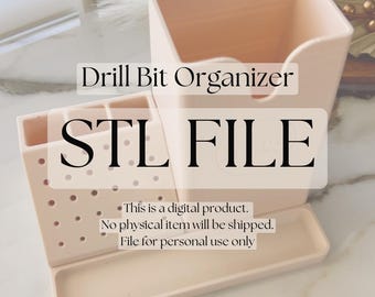 Drill Bit Organizer - STL