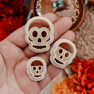 Calavera skull Clay Cutters Set