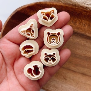 Autumn animals Clay Cutter