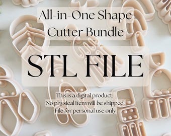 All in One Shape- 16 Clay Cutters STL