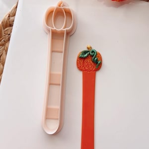 Pumpkin Bookmark Clay Cutter