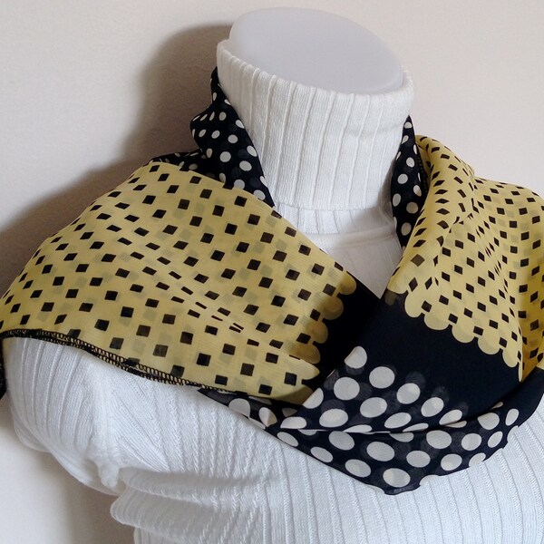 Geometric Foulard Etsy
