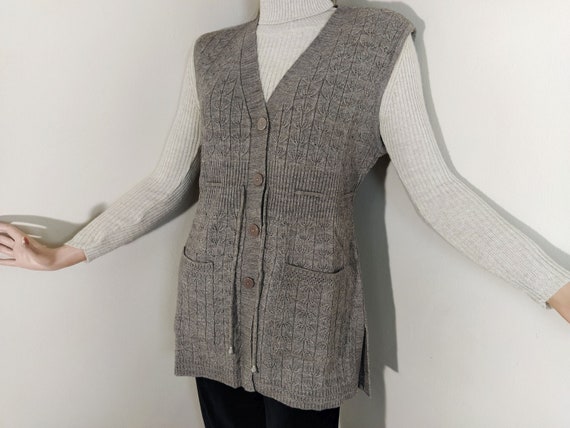 Women Maxi Vest Sleeveless Cardigan 
