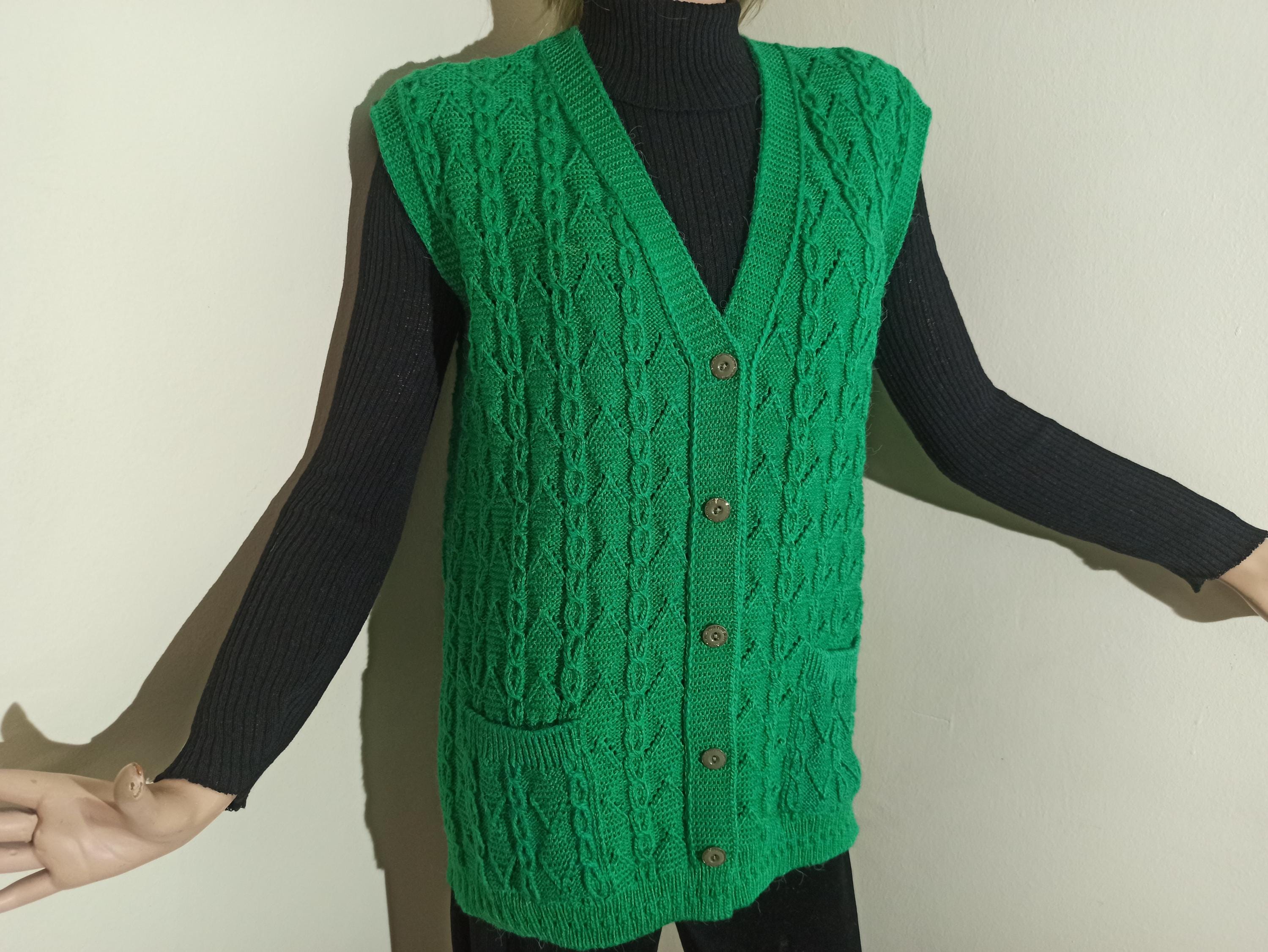 トップス RANCLIC loop yarn knit gilet COZY LOOP YARN CARDIGAN | EASY FINGER KNITTING | NO HOOK OR
