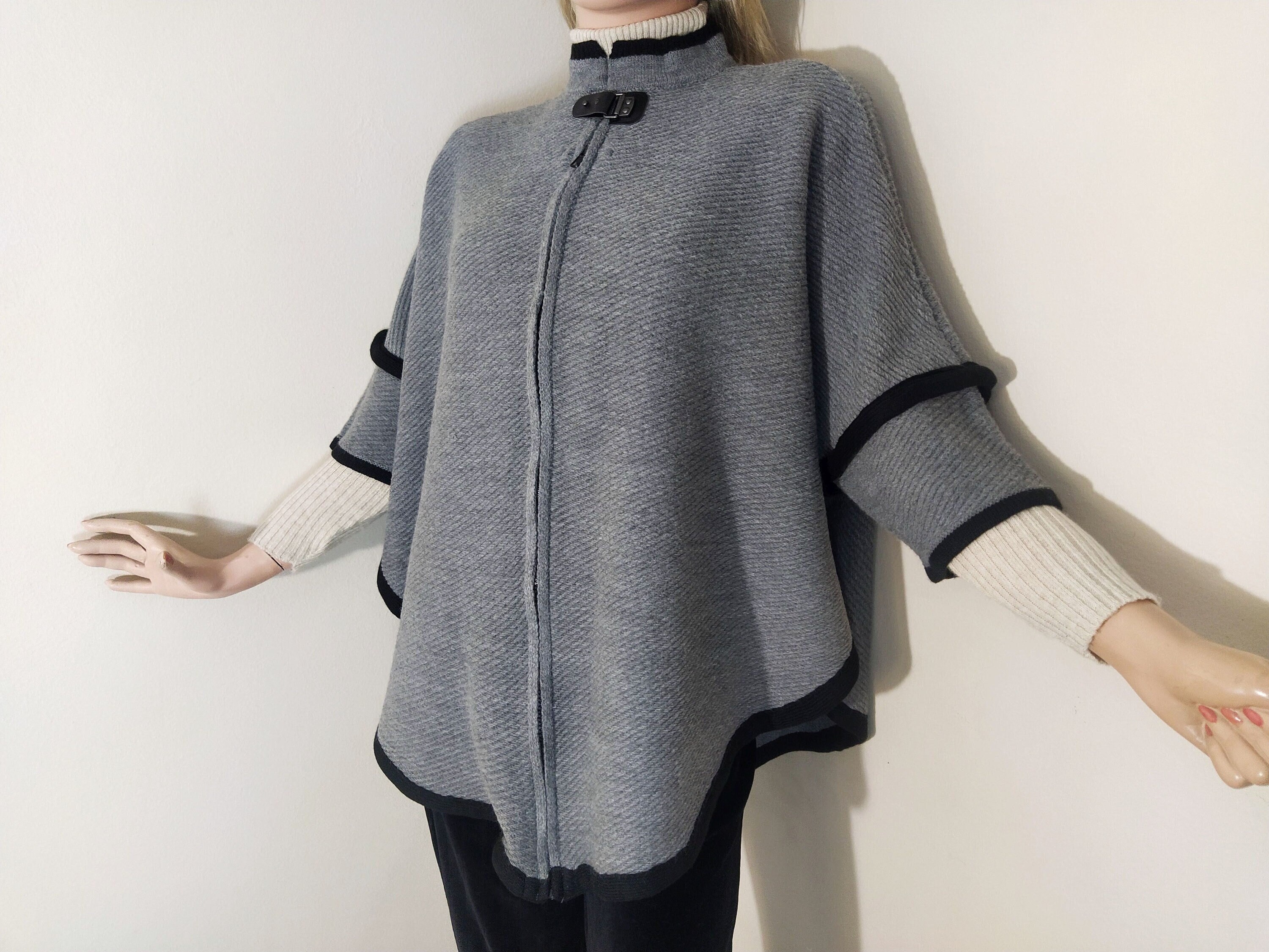 Nordic Poncho - Etsy Australia
