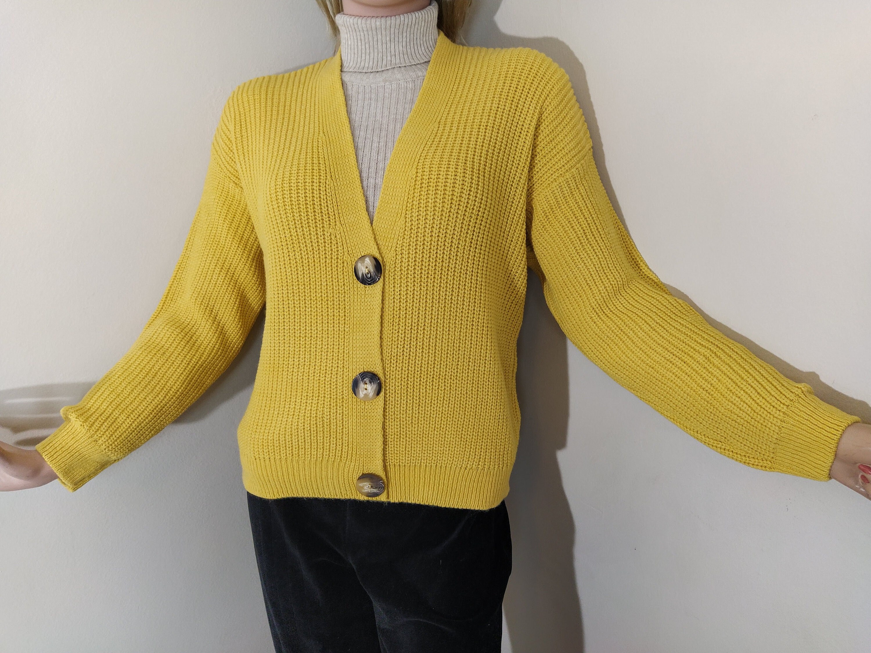 DECEMBERMAY Logo pattern Rib knitイエロー il_fullxfull.3632341043_2dhp.jpg