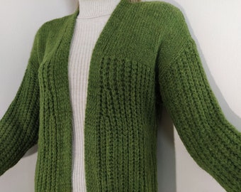 emerald green sweater